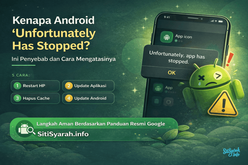 Android aplikasi terhenti sendiri