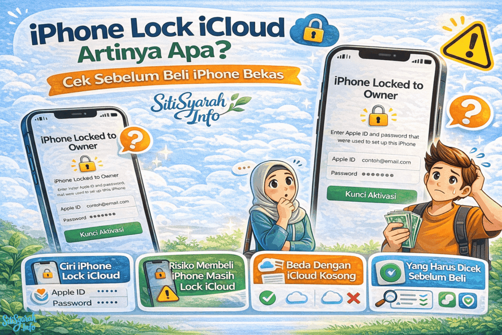 apa artinya iphone lock icloud