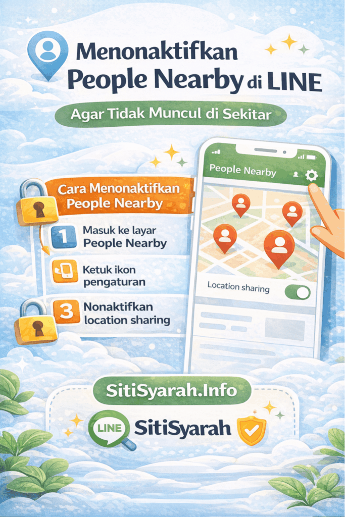 cara mematikan lokasi di line