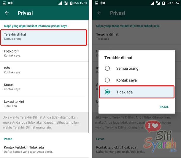 Fungsi dan Maksud Terakhir Dilihat di WhatsApp
