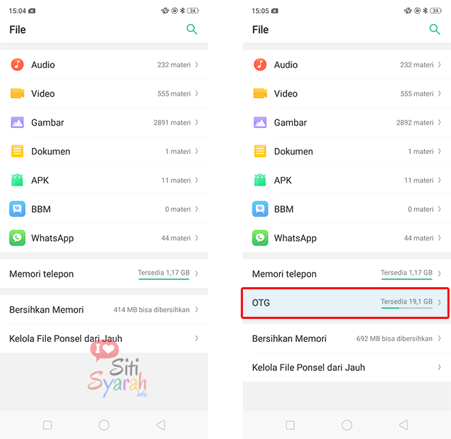 solusi otg di oppo tidak terbaca