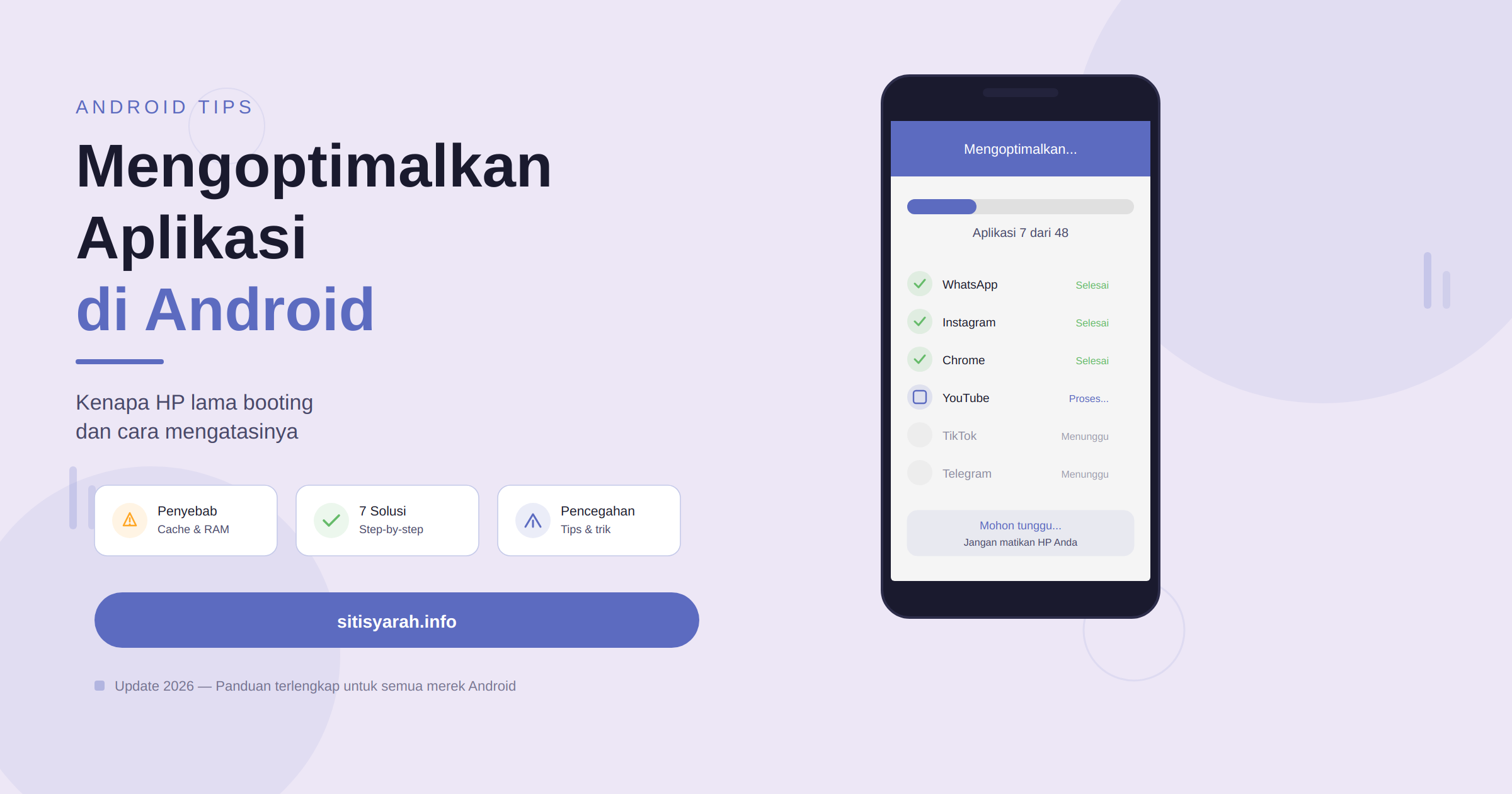 Apa Itu Mengoptimalkan Aplikasi di Android? Kenapa HP Lama Booting dan Cara Mengatasinya