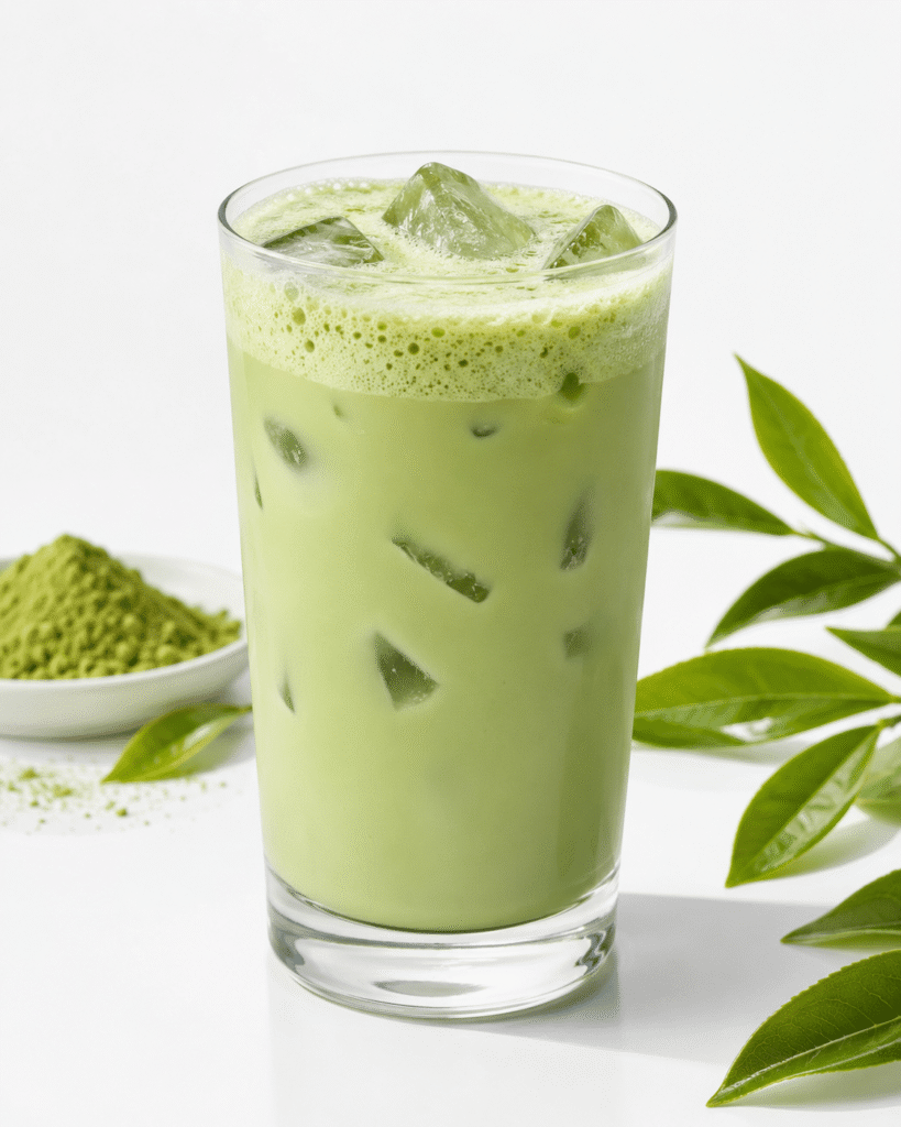 prompt ai minuman matcha latte
