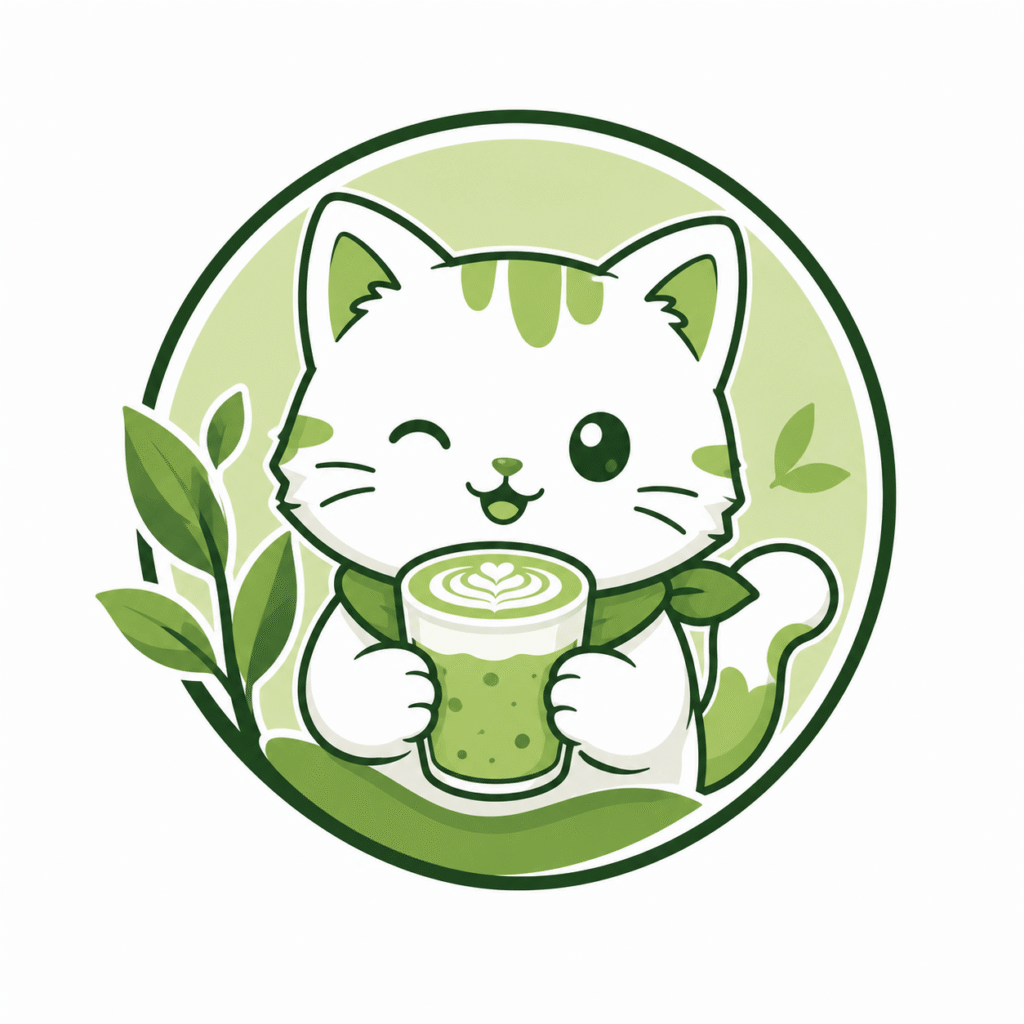 Logo maskot hewan lucu bergaya flat illustration hasil prompt di ChatGPT