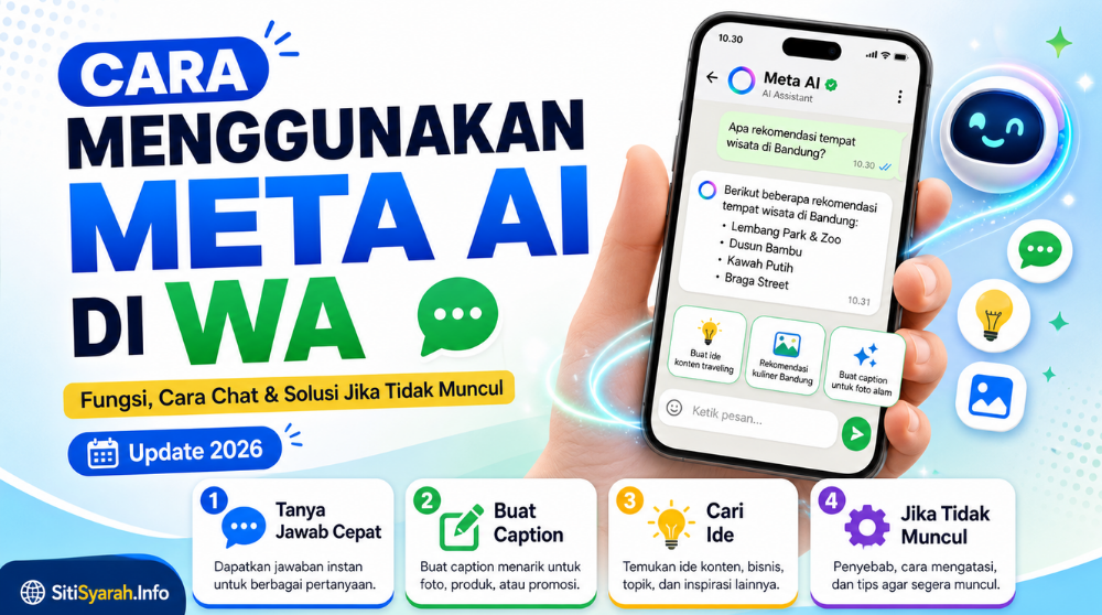 cara menggunakan Meta AI di WA