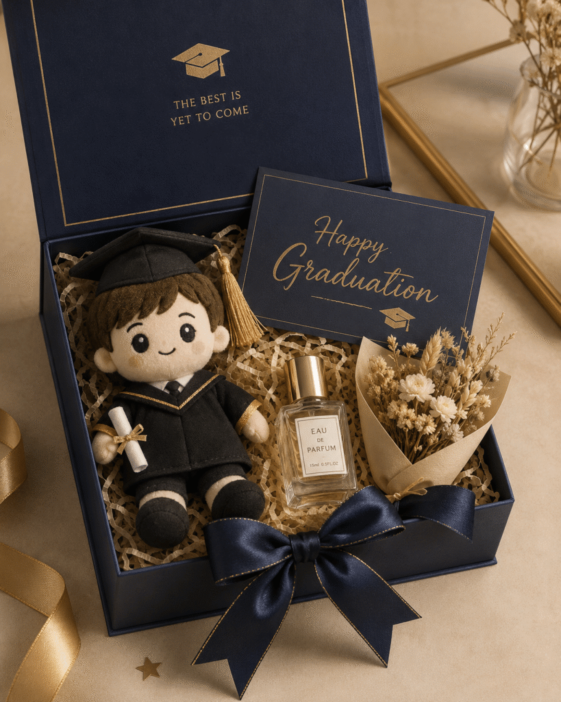 design ai foto hamper perpisahan kelas dan wisuda