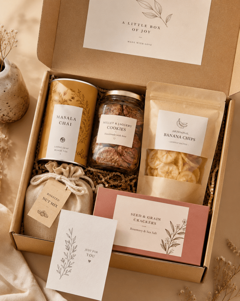 design hamper makanan pakai chatgpt