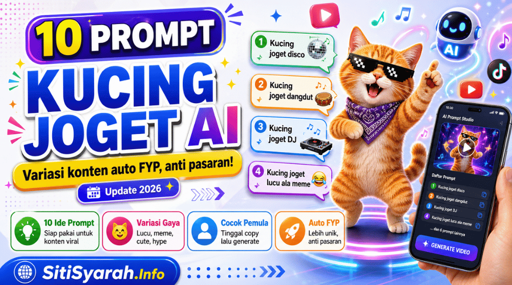 cara membuat binatang joget di Tiktok