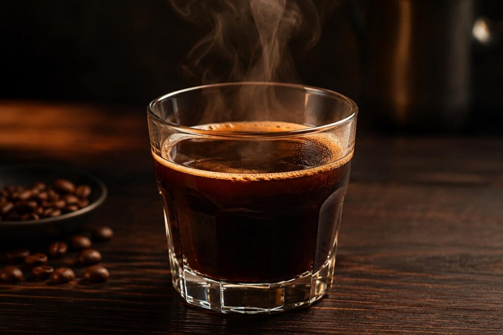 Prompt AI untuk Kopi Hitam Americano