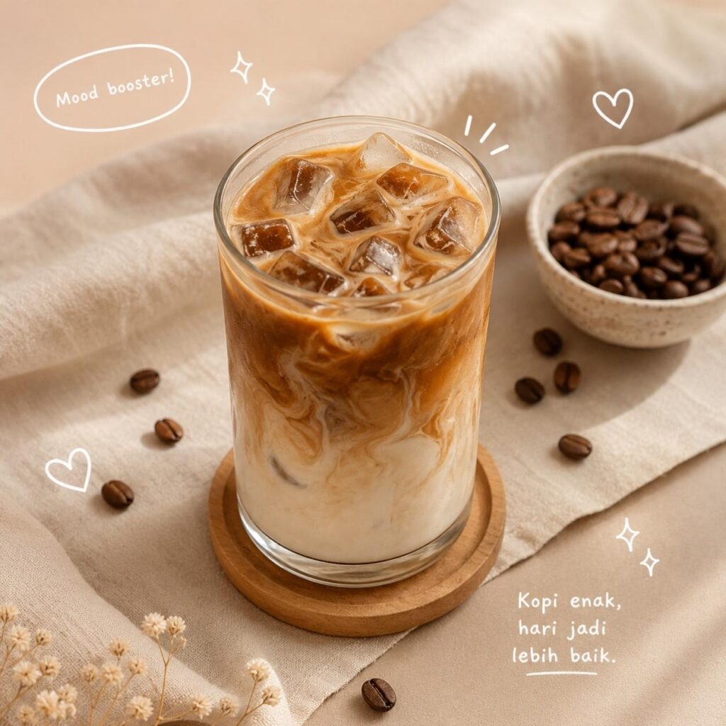 cara bikin foto coffe pakai ai biar kelihatan kekinian di IG