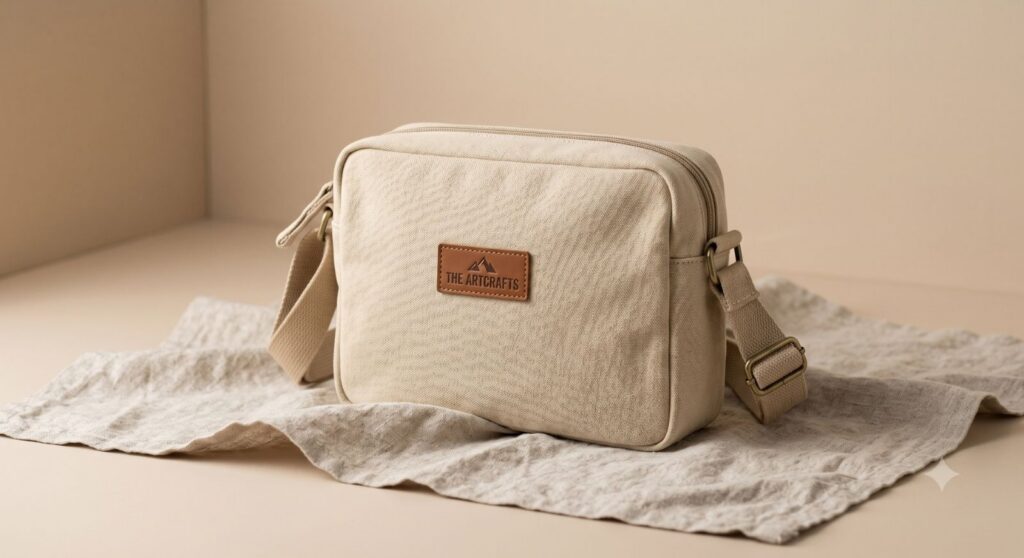 prompt ai foto tas selempang hand bag