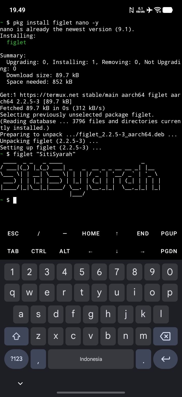 Script termux bikin nama sendiri